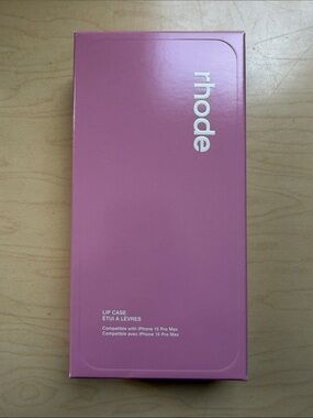 RHODE Pink Lip Case in Ribbon
